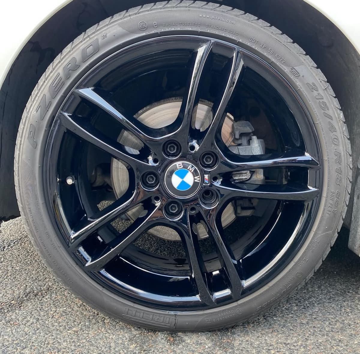 Jantes alliage nettoyées — Après