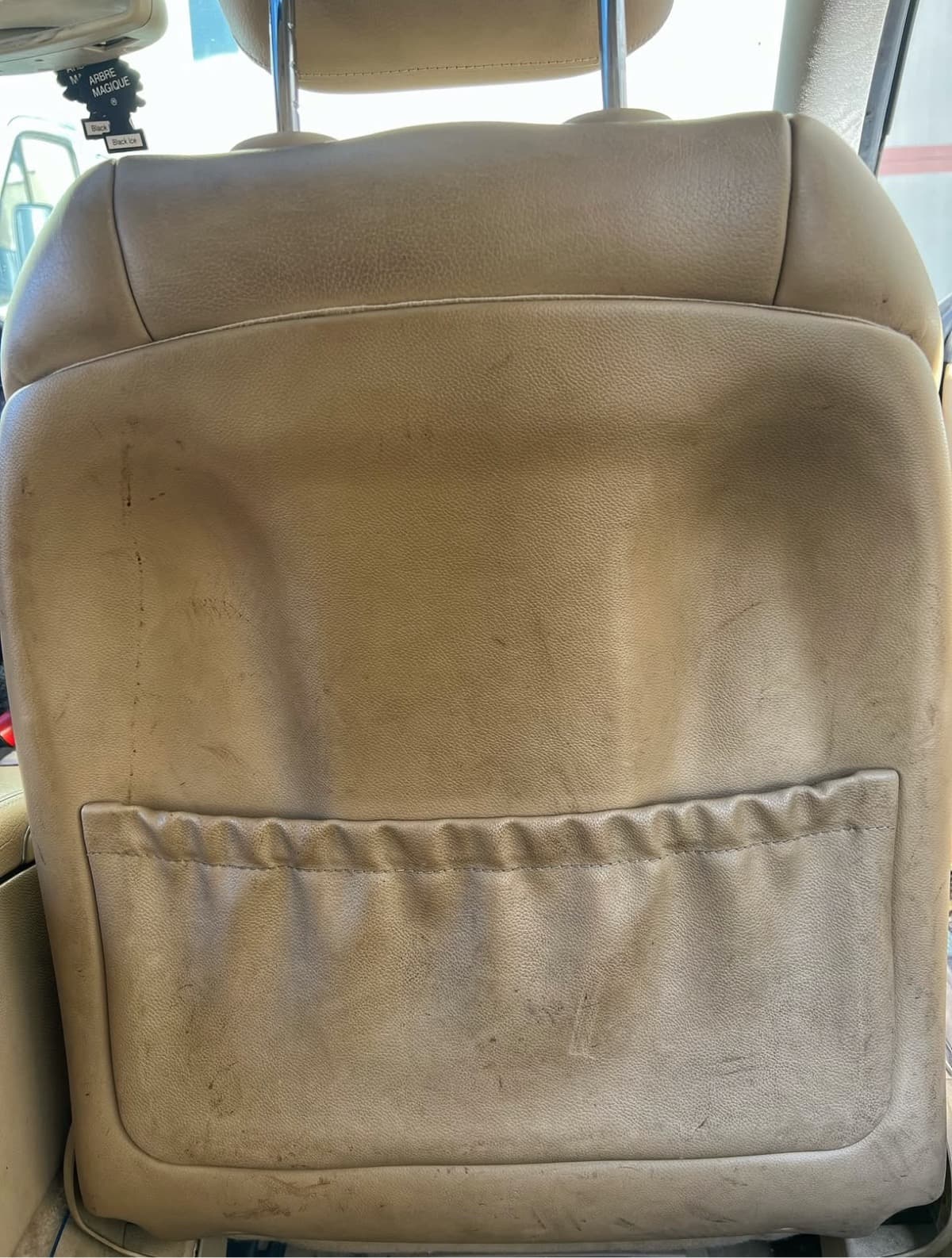 Dossier cuir nettoyé à France — Avant