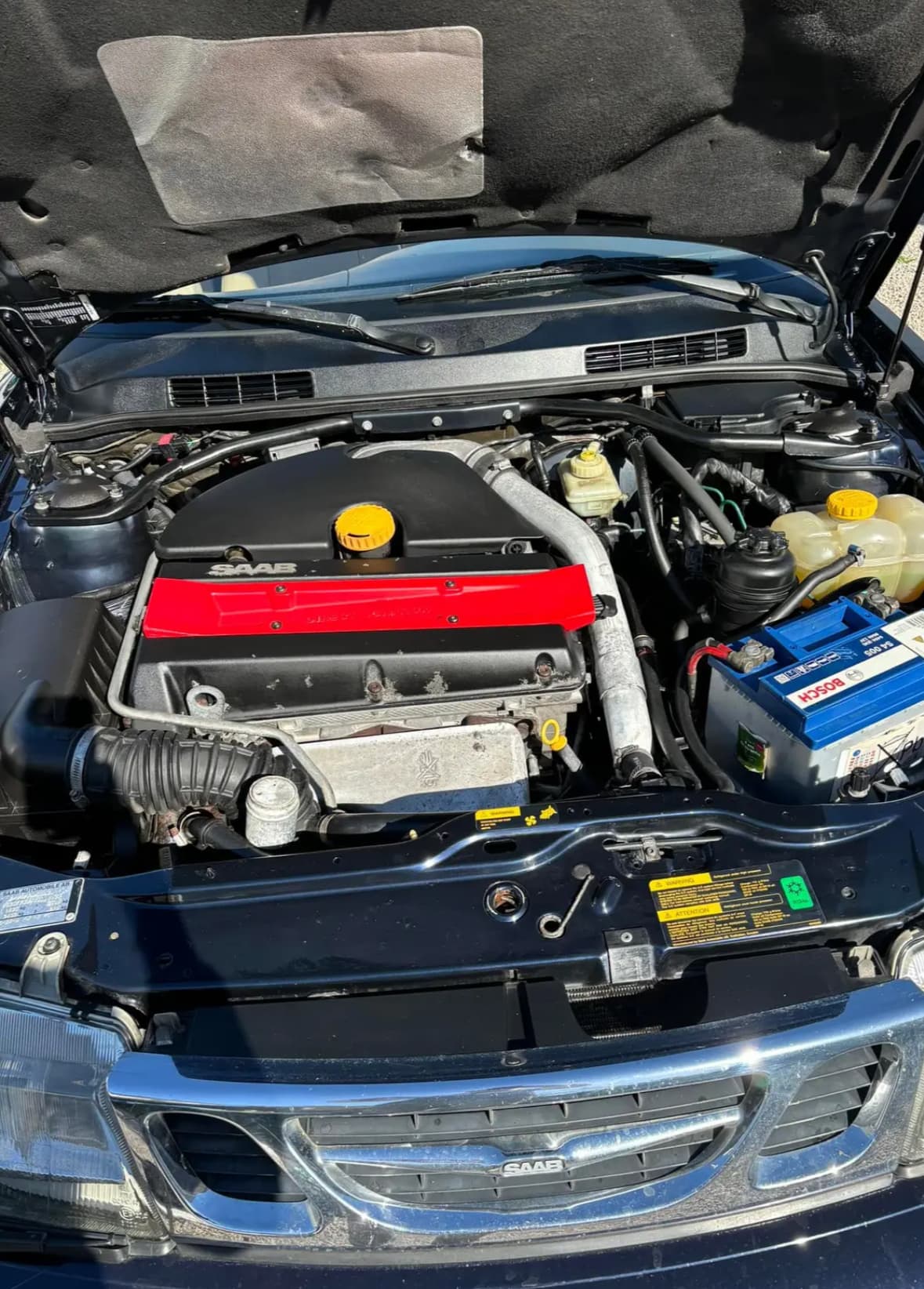 Dégraissage moteur Saab à Geispolsheim à Strasbourg — Après