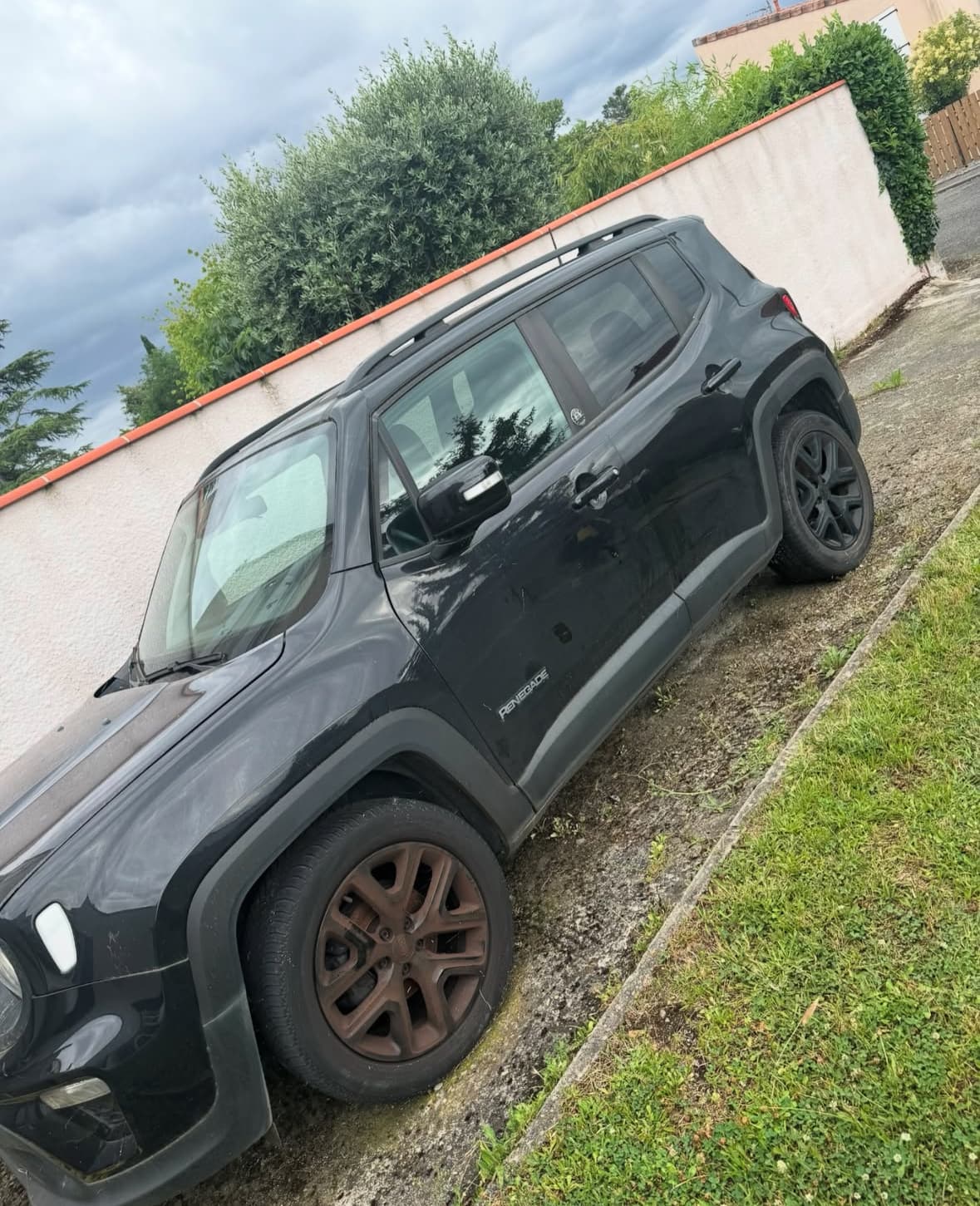 Lavage extérieur Jeep Renegade à Mundolsheim à Strasbourg — Avant
